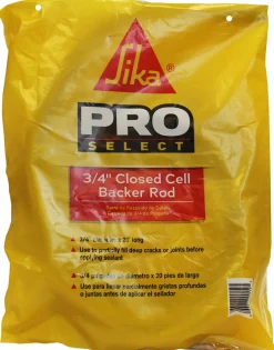 Sika Gray Highly Flexible & Compressible Closed Cell Backer Rod 20 ft. x 3/4 in.