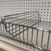 Silver Steel Shelf Divider 3 in. H X 22 in. L 20 pk