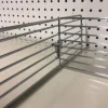 Silver Steel Shelf Divider 3 in. H X 4 in. W 10 pk