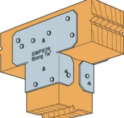 Simpson Strong-Tie 6.5 in. H X 1.5 in. W 18 Ga. Galvanized Steel End Post Cap