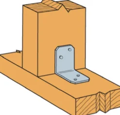 Simpson Strong-Tie 2 in. W X 2.8 in. L Galvanized Steel Angle
