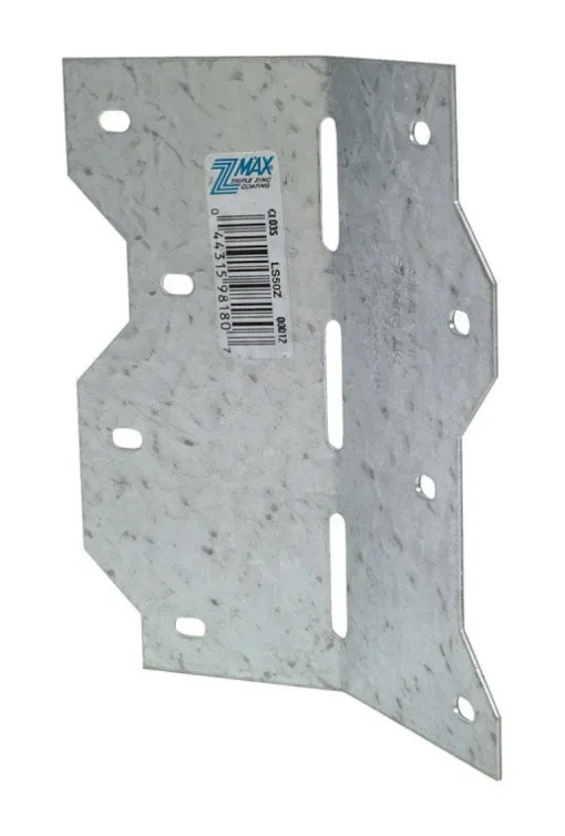 Simpson Strong-Tie 3.3 in. W X 4.9 in. L Galvanized Steel L-Angle