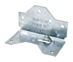Simpson Strong-Tie 1.4 in. W X 2.5 in. L Galvanized Steel Framing Angle
