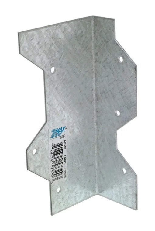 Simpson Strong-Tie Galvanized Steel 16 ga. L-Angle 5 L x 1.375 H x 2.4 W in.
