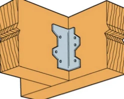 Simpson Strong-Tie Galvanized Steel 16 ga. L-Angle 5 L x 1.375 H x 2.4 W in.