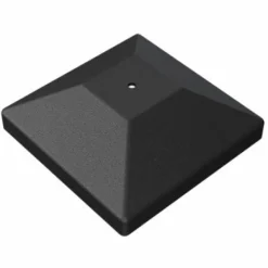 Simpson Strongtie Outdoor Accents 4 in. W x 4 in. L Black Plastic Post Cap