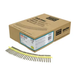 Simpson Strong-Tie Quick Drive No. 10 Sizes X 2-1/2 in. L Tan Star Ribbed Flat Head Deck Screws 1000