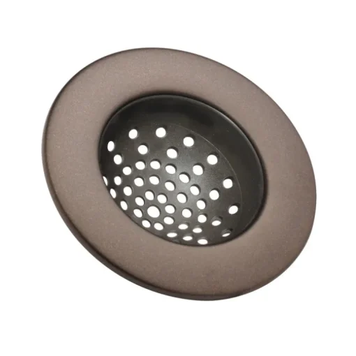 SINK STRAINER BRNZ 4"D