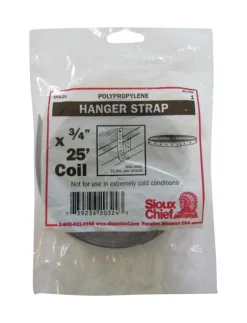 Sioux Chief 3/4 in. 25 ft. Gray Polypropylene Pipe Hanger Strap