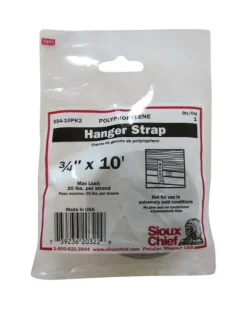 Sioux Chief 3/4 in. 10 ft. Gray Polypropylene Pipe Hanger Strap