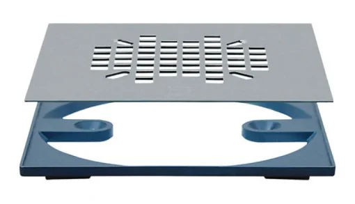 Sioux Chief 4-3/8 in. Chrome Square Stainless Steel Drain Grate