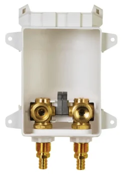 Sioux Chief ABS Case Brass Pipe Washing Machine Universal Outlet Box 3.5 D x 7.25 H x 3.625 W in.