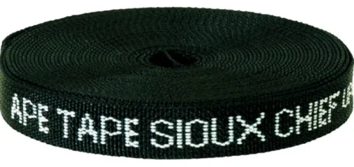Sioux Chief Black Polyethylene Impact-Resistant ApeTape Woven Pipe Hanger Strap 25 ft. x 5/8 in.