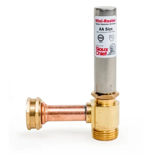 Sioux Chief MiniRester 3/4 in. FHT in. X 3/4 in. D MHT in. Copper Water Hammer Arrester 1 pk