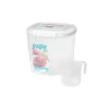 Sistema Klip It Clear Plastic Phthalate & BPA Free Sugar Container 81.15 oz. with Lid