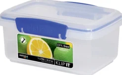 Sistema 1600zs 33 Oz Clear Rectangular Klip It Food Container