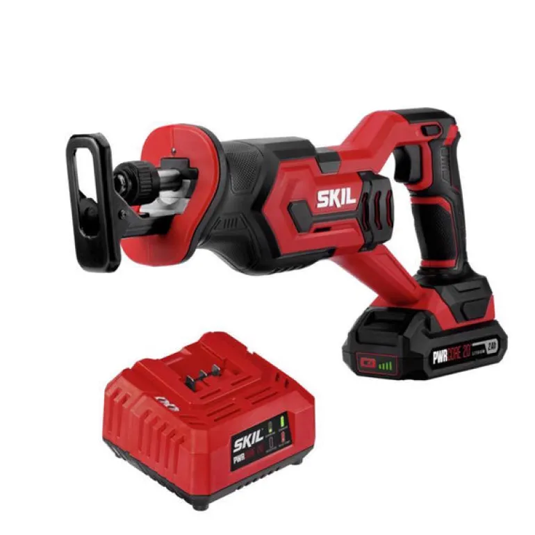SKIL 20V PWR CORE 20 Cordless Brushed Reciprocating Saw Kit (Battery & Charger)
