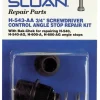 Sloan Angle Stop Repair Kit Black Plastic