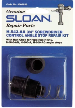 Sloan Angle Stop Repair Kit Black Plastic