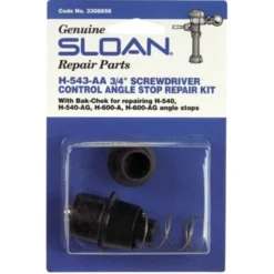 Sloan Angle Stop Repair Kit Black Plastic