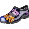 Sloggers Flower Power Women's Garden/Rain Shoes 10 US Black