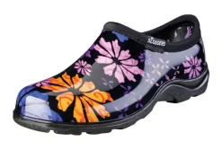Sloggers Flower Power Women's Garden/Rain Shoes 10 US Black