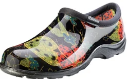Sloggers Women's Midsummer Garden/Rain Shoes, Black/8 US