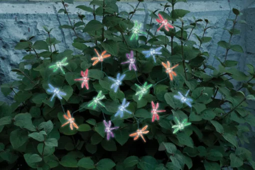 Smart Solar LED Light Set Multicolored 215 in.
