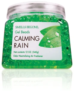 Smells Begone Calming Rain Scent Odor Absorber 12 oz. Gel (Pack of 6)