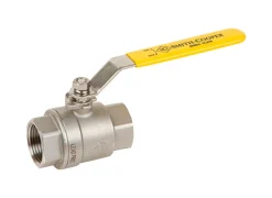 Smith-Cooper 1/2 in. Stainless Steel FIP Ball Valve Full Port Lever