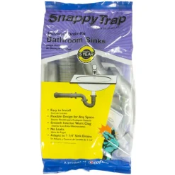 Snappy Trap Universal Gray PVC Single Sink Drain Kit 16.5 L x 1-1/2 Dia. x 1-1/4 Dia. in.