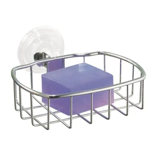 SOAP DISH SS CLR/SLV