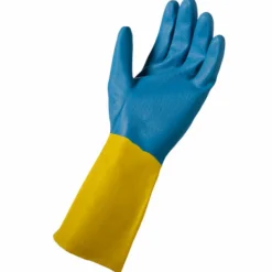 Soft Scrub Neoprene Cleaning Gloves L Blue 1 pair
