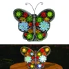 SOLAR BUTTERFLY W/FLOWER