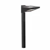Solar LED Path Light, Black Plastic