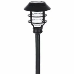 Solar LED Path Light, Black