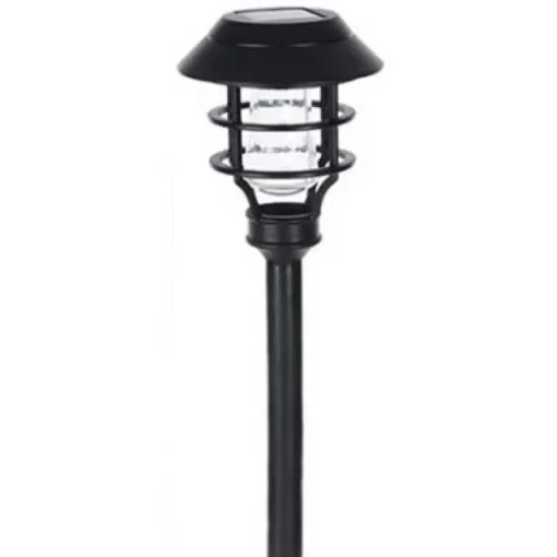 Solar LED Path Light, Black