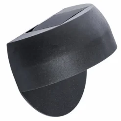 Solar LED Wall Light, Black Finish, 2-Pk.