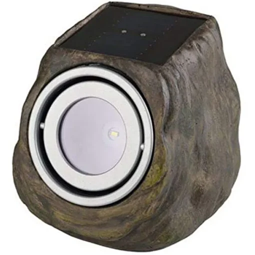 Solar Rock Floodlight, 15-Lumen