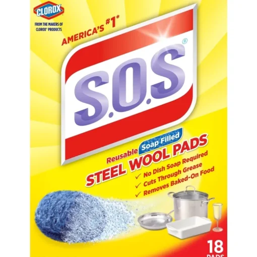 Sos Scrubber Pads 18Pk
