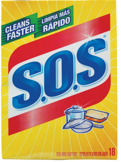 Sos Scrubber Pads 18Pk
