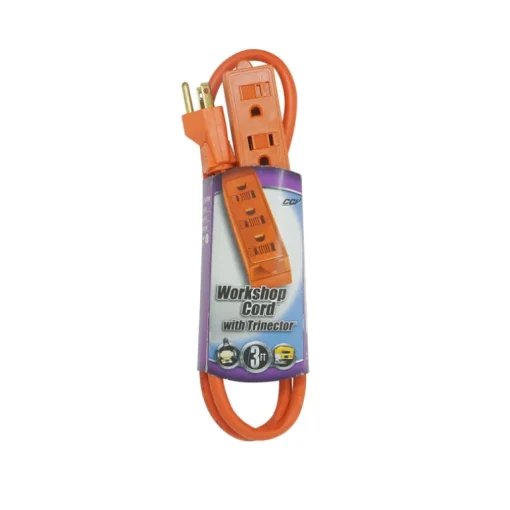 Southwire Outdoor 3 ft. L Orange Extension Cord 16/3 SJTW