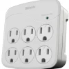 Southwire Woods 6 outlets Wall Tap White 1440 J