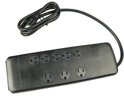 Southwire Woods 8 outlets Power Strip w/Surge Protection Black 3540 J