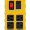 Southwire Yellow Jacket 6 ft. L 8 outlets Power Block Black/Yellow