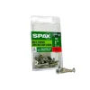 SPAX No. 8 x 1 in. L Phillips/Square Flat Head Zinc-Plated Steel Multi-Purpose Screw 30 each