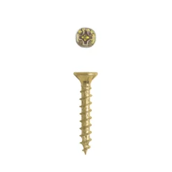 SPAX No. 8 x 1 in. L Phillips/Square Flat Head Yellow Zinc Steel Multi-Purpose Screw 30 each