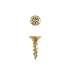 SPAX No. 6 x 1/2 in. L Phillips/Square Flat Head Yellow Zinc Steel Multi-Purpose Screw 50 each