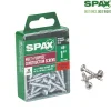 SPAX No. 8 x 1 in. L Phillips/Square Zinc-Plated Multi-Purpose Screws 30 pk