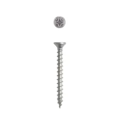 SPAX No. 10 x 2 in. L Phillips/Square Flat Head Zinc-Plated Steel Multi-Purpose Screw 12 each